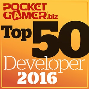 Top 50 Mobile Game Developers of 2016
