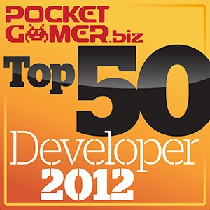 Top 50 Mobile Game Developers of 2012