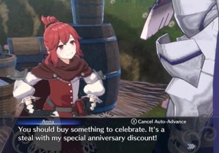 Avaricious merchant Anna has become something of a Fire Emblem mascot