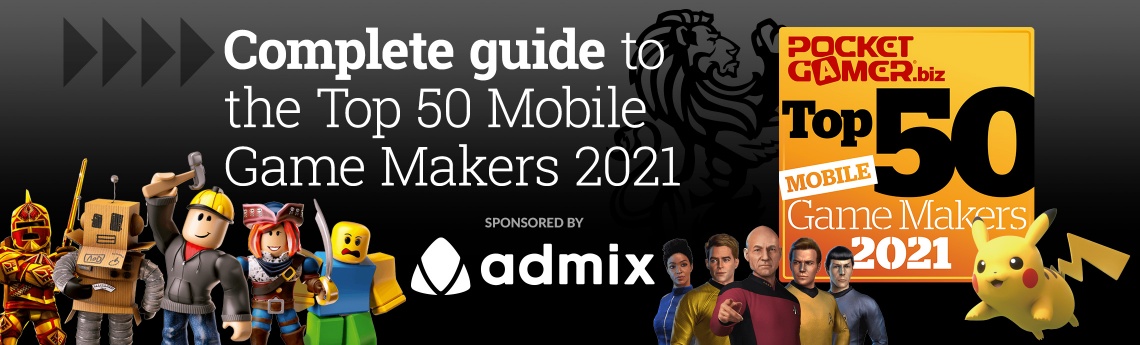 The Top 50 Mobile Game Makers of 2021