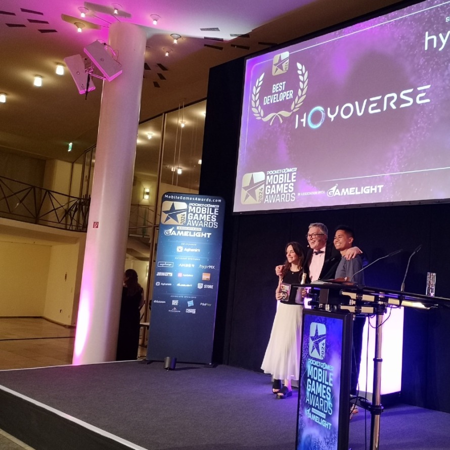 HoYoverse is in the Zone, winning Best Developer at Mobile Games Awards 2024