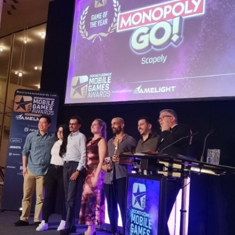 Monopoly GO! wins the prestigious Game of the Year award at the Mobile Games Awards 2024