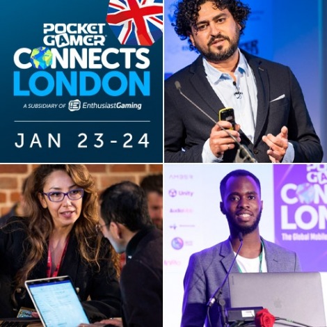 Level up your game-making skills and tools at Pocket Gamer Connects London next week!