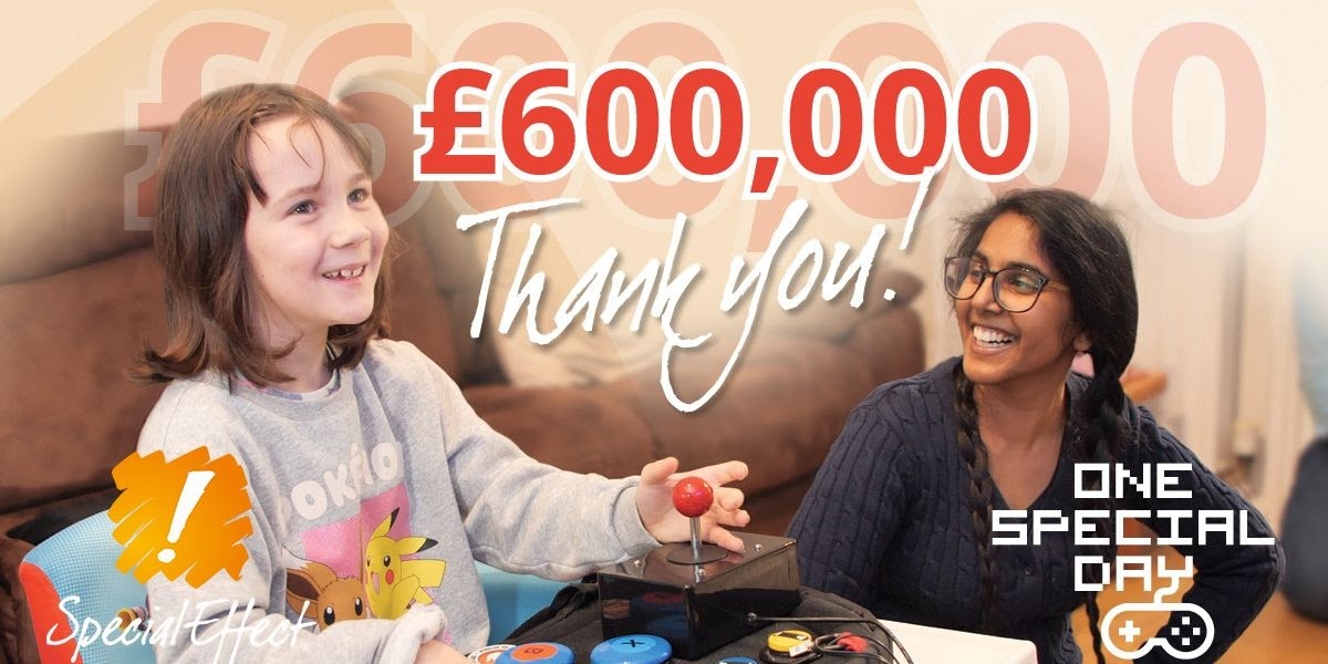SpecialEffect raises £600,000 for gamers with disabilities in One Special Day campaign