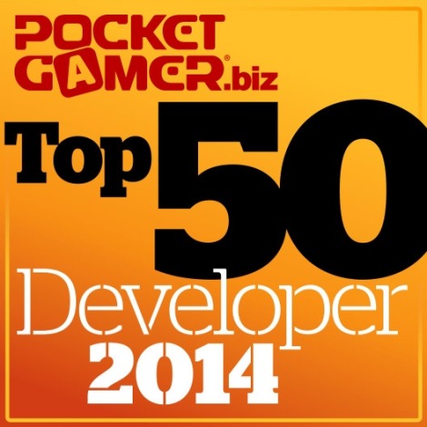 Top 50 Mobile Game Developers of 2014