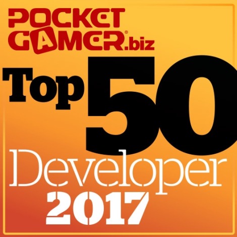 Top 50 Mobile Game Developers of 2017